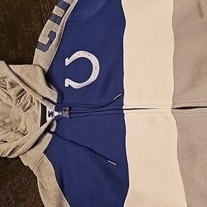 Starter indianapolis colts Pullover hoodie blue/white/gray